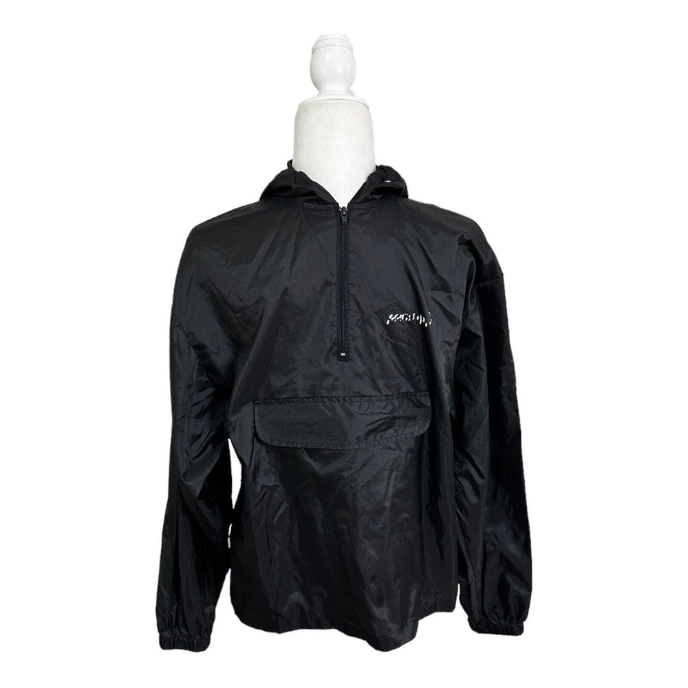 Assembly New York Lightweight Windbreaker Mens S Black White Made in USA